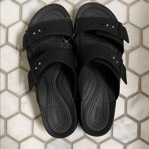 CROCS Black Women's Sandals